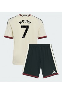 Manchester United Mason Mount #7 Babyklær Tredje Fotballdrakt til barn 2026-27 Korte ermer (+ Korte bukser)